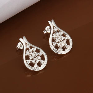 Water Dangel Charming earrings 925 Silver Fashion Trendy Nice Fashion Jewelry Brand New e390