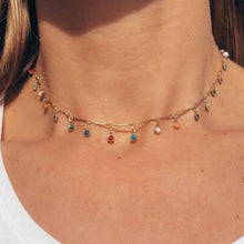 Load image into Gallery viewer, Wedding Bridal Choker Multi-lay Row Rhinestone Crystal Necklace Silver Plated Jewelry for Women Necklaces Elegant Girl Love Gift