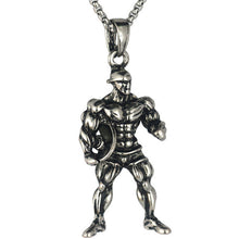 Load image into Gallery viewer, Weightlifting Pendant Necklace Long Chain Muscle Men Sport Fitness Hop Fashion Jewelry For Male Dropshipping Lover Gifts New