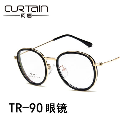 When the circular TR90 frame can be flat light frames 2657 students with myopia frame mirror
