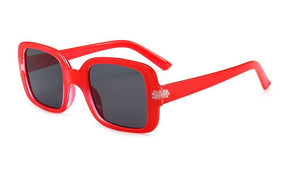 Occhiali da sole quadrati bianchi da donna 2023 occhiali da sole firmati marca occhiali da sole a specchio dorati da donna unisex 