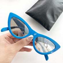 Load image into Gallery viewer, White acetate cat eye sunglasses women
