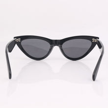 Load image into Gallery viewer, White acetate cat eye sunglasses women