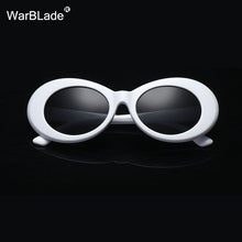 Load image into Gallery viewer, 10PCS Women Glasses Vintage Men Kurt Cobain Sunglasses Female Oval Sun Glasses Black White Eyewear UV400