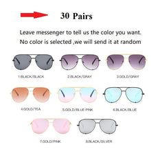 Load image into Gallery viewer, Aviation Alloy Paw Sunglasses For Women Vintage Gradient Uv400 Sun Glasses Men Driving Eyewear Black Pink Mirror Bulk