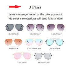 Load image into Gallery viewer, Aviation Alloy Paw Sunglasses For Women Vintage Gradient Uv400 Sun Glasses Men Driving Eyewear Black Pink Mirror Bulk