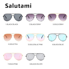 Load image into Gallery viewer, Aviation Alloy Paw Sunglasses For Women Vintage Gradient Uv400 Sun Glasses Men Driving Eyewear Black Pink Mirror Bulk