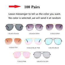 Load image into Gallery viewer, Aviation Alloy Paw Sunglasses For Women Vintage Gradient Uv400 Sun Glasses Men Driving Eyewear Black Pink Mirror Bulk