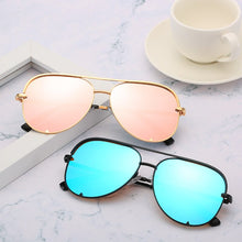 Load image into Gallery viewer, Aviation Alloy Paw Sunglasses For Women Vintage Gradient Uv400 Sun Glasses Men Driving Eyewear Black Pink Mirror Bulk