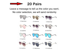 Load image into Gallery viewer, Gradient Sunglasses Women Trendy Summer Traveling Cute Sun Glasses Gold Brown Shades for men UV400 Bulk