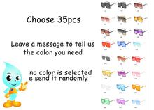 Carica l&#39;immagine nel visualizzatore di Gallery, Shades Black Oversized Square Sunglasses  2023 Popular Retro Big Flat Top Plastic Men Sun Glasses Bulk UV400