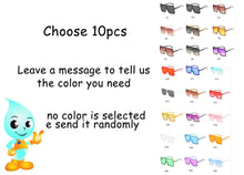 Carica l&#39;immagine nel visualizzatore di Gallery, Shades Black Oversized Square Sunglasses  2023 Popular Retro Big Flat Top Plastic Men Sun Glasses Bulk UV400