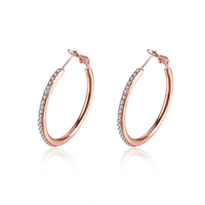 Wholesale fashion jewelry , women's jewelry jewelry earrings, good quality Rose KE085