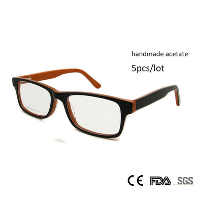 s (5pcs/lot)Men Women Square Eyeglasses Frames Optical Brand Design Spectacles Eyewear Plain Lens Glasses Oculos Gafas