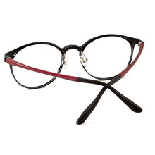 Carica l&#39;immagine nel visualizzatore di Gallery, Width-134 Ultra light retro plastic steel small face men eyewear women circular myopia goggle optical eyeglasses eyewear frames