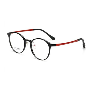 Width-134 Ultra light retro plastic steel small face men eyewear women circular myopia goggle optical eyeglasses eyewear frames
