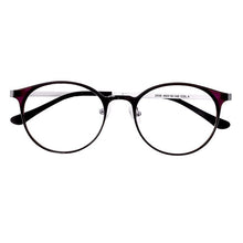 Carica l&#39;immagine nel visualizzatore di Gallery, Width-134 Ultra light retro plastic steel small face men eyewear women circular myopia goggle optical eyeglasses eyewear frames