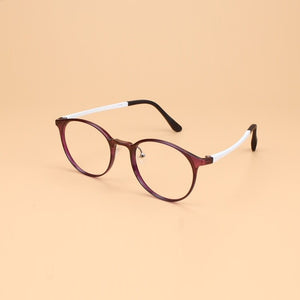 Width-134 Ultra light retro plastic steel small face men eyewear women circular myopia goggle optical eyeglasses eyewear frames