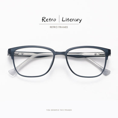 Width-136 Ultralight TR90 Carbon Steel Women Eyeglasses Eyewear Frame Vintage Art Height Prescription Myopia Glasses Frames Men