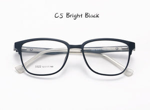 Width-136 Ultralight TR90 Carbon Steel Women Eyeglasses Eyewear Frame Vintage Art Height Prescription Myopia Glasses Frames Men