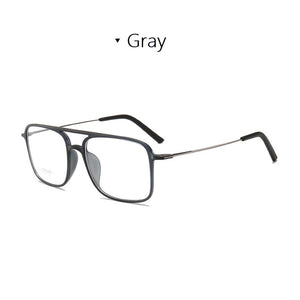 Width-137 Square tungsten carbon steel double beam women eyeglasses frame men Sunglasses design myopia sunglasses eyewear frame