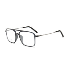 Carica l&#39;immagine nel visualizzatore di Gallery, Width-137 Square tungsten carbon steel double beam women eyeglasses frame men Sunglasses design myopia sunglasses eyewear frame