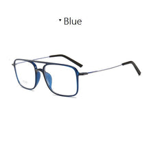 Carica l&#39;immagine nel visualizzatore di Gallery, Width-137 Square tungsten carbon steel double beam women eyeglasses frame men Sunglasses design myopia sunglasses eyewear frame