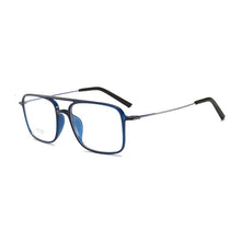 Carica l&#39;immagine nel visualizzatore di Gallery, Width-137 Square tungsten carbon steel double beam women eyeglasses frame men Sunglasses design myopia sunglasses eyewear frame
