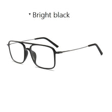 Carica l&#39;immagine nel visualizzatore di Gallery, Width-137 Square tungsten carbon steel double beam women eyeglasses frame men Sunglasses design myopia sunglasses eyewear frame