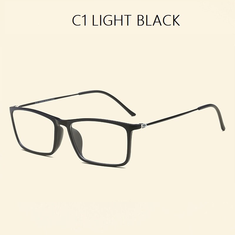 Width-137 Ultra light  plastic steel tungsten thin Temple eyewear brand Square computer goggle eyeglasses frames new
