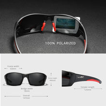 Load image into Gallery viewer, Wiley x  WX brand 2023 Sports Sunglasses Men HD Polarized Sun Glasses TR90 Square Frame Reflective Coating Mirror lens UV400