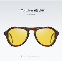 Load image into Gallery viewer, Windproof Gothic Steampunk Sunglasses Polarized Men Women Brand Designer Vintage Pilot Driving Sun Glasses