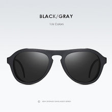 Load image into Gallery viewer, Windproof Gothic Steampunk Sunglasses Polarized Men Women Brand Designer Vintage Pilot Driving Sun Glasses