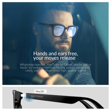 Load image into Gallery viewer, Wireless Waterproof Bluetooth Bass Hifi Smart Glasses SmartTouch Hands-Free Call Music Anti blue light Sunglasse With Microphone