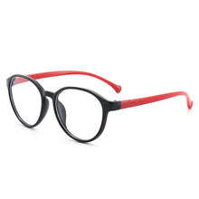 Load image into Gallery viewer, With Case Boy Girl Game Reading Computer Protective Goggle Children Glasses Plain Kids Round Anti Blue Light Eyewear