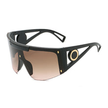 Load image into Gallery viewer, Woman Designer Sunglasses Women 2023  Onepieces Oversized Rimless Sunglass Lunette De Soleil Femme Luxe