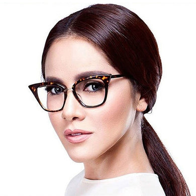 Woman Optical Eyeglasses Female Stylish Frame Spectacles for Women Prescription Eyewear Glasses Frame Cat-Eye Style
