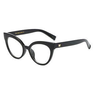 Woman Optical Eyeglasses Metal Legs and Acetate Rim Spectacles for Women Prescription Eyewear Glasses Frame Cat-Eye Style