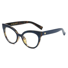 Carica l&#39;immagine nel visualizzatore di Gallery, Woman Optical Eyeglasses Metal Legs and Acetate Rim Spectacles for Women Prescription Eyewear Glasses Frame Cat-Eye Style