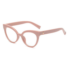 Carica l&#39;immagine nel visualizzatore di Gallery, Woman Optical Eyeglasses Metal Legs and Acetate Rim Spectacles for Women Prescription Eyewear Glasses Frame Cat-Eye Style