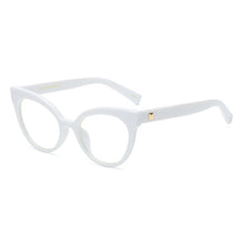 Carica l&#39;immagine nel visualizzatore di Gallery, Woman Optical Eyeglasses Metal Legs and Acetate Rim Spectacles for Women Prescription Eyewear Glasses Frame Cat-Eye Style