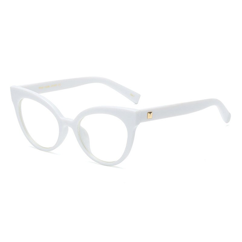 Woman Optical Eyeglasses Metal Legs and Acetate Rim Spectacles for Women Prescription Eyewear Glasses Frame Cat-Eye Style