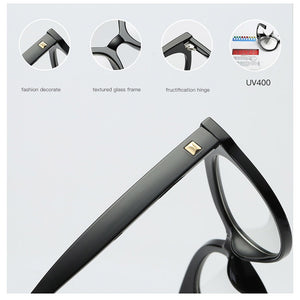 Woman Optical Eyeglasses Metal Legs and Acetate Rim Spectacles for Women Prescription Eyewear Glasses Frame Cat-Eye Style