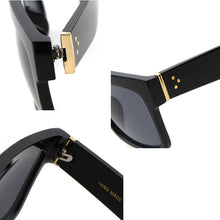 Load image into Gallery viewer, Woman Vintage Square Sun glasses black shades Female Retro Sunglass  Designer Sunglasses WomenUV400