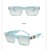 Load image into Gallery viewer, Woman leopard glasses Rectangular wide face color changing mirror Men's and women's outdoor leisure sunshade mirror