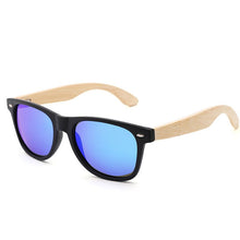 Load image into Gallery viewer, Women 2023 Sun Glasses Square Natural Bamboo  Original Sunglasses Handmade Vintage Polarized  Eyewear