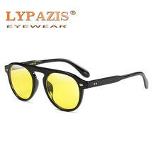 Load image into Gallery viewer, Women 2023  Brand Designer Retro Vintage Sunglasses Pink Yellow Glasses Round Lunette De Soleil Femme