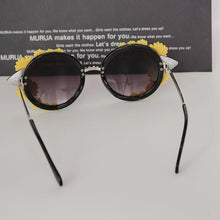 Load image into Gallery viewer, Women Baroque Designer Women Girls Rhinestone Crystal Sunglasses Retro Decor Floral Flower Sunglasses Summer Beach Glasses