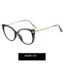 Load image into Gallery viewer, Women Blue Light Blocking Glasses Frame Designer Brand UV400 Anti-Reflective Filtering Harmful Blue Ray Eyeglasses Frame