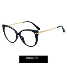 Load image into Gallery viewer, Women Blue Light Blocking Glasses Frame Designer Brand UV400 Anti-Reflective Filtering Harmful Blue Ray Eyeglasses Frame